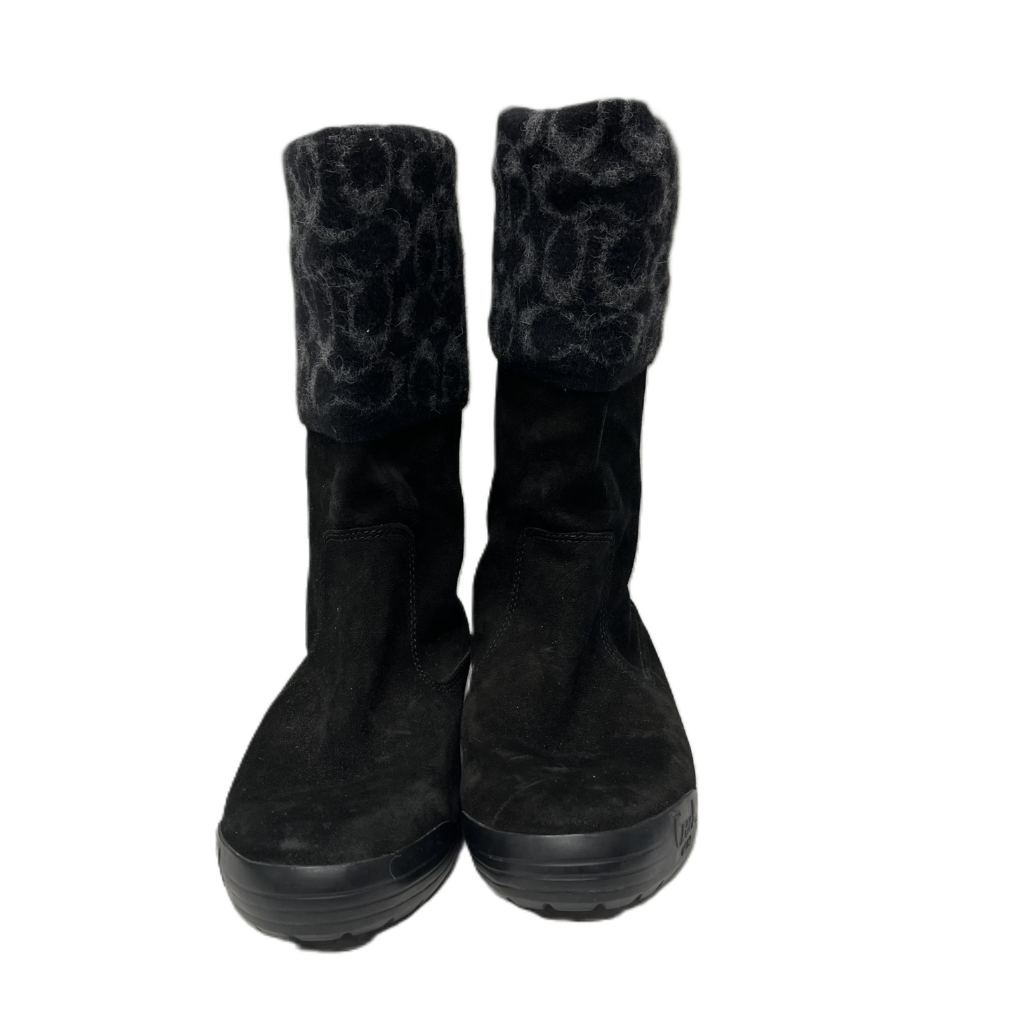 Boots Designer By Coach In Black, Size: 9