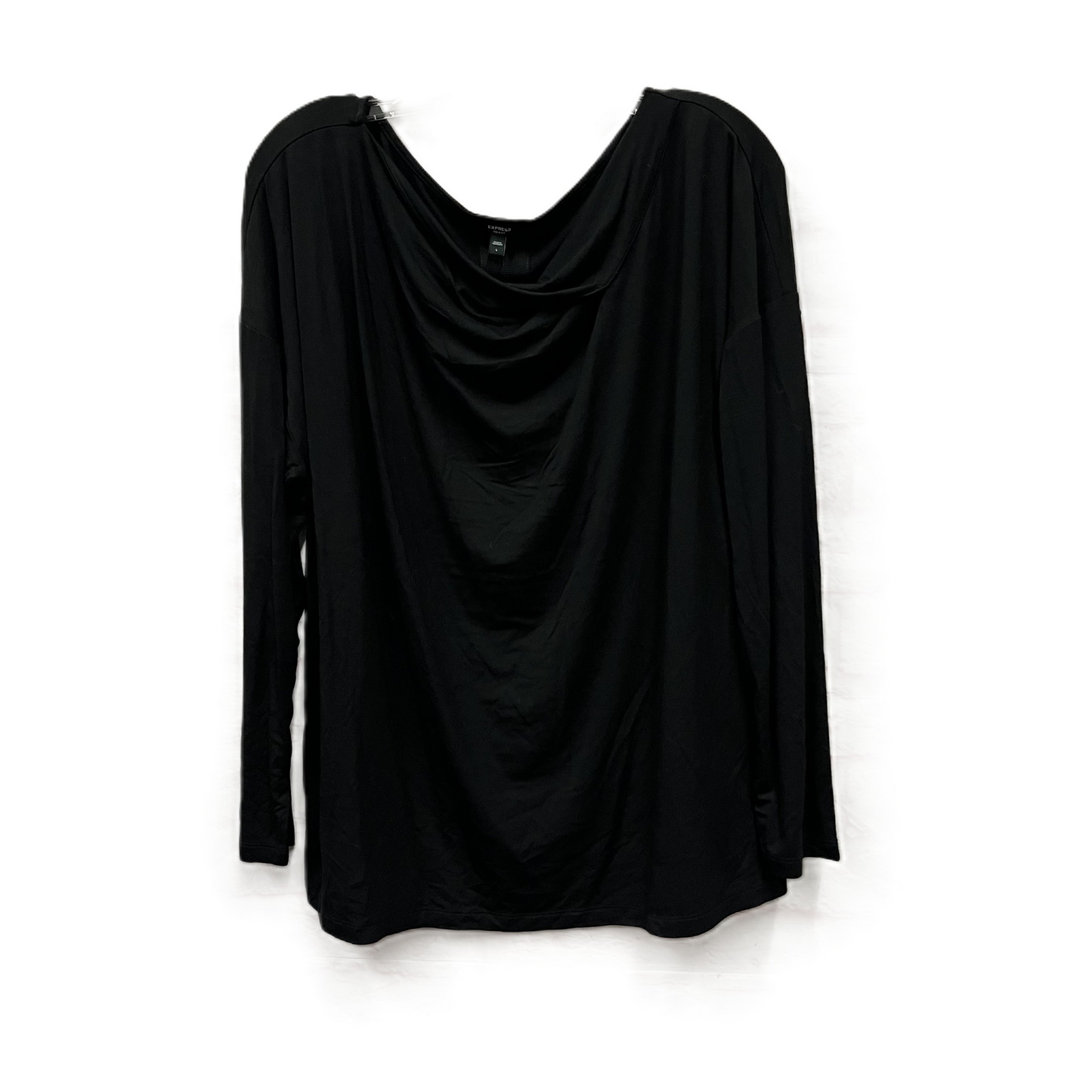 Top Long Sleeve By Express In Black, Size: L