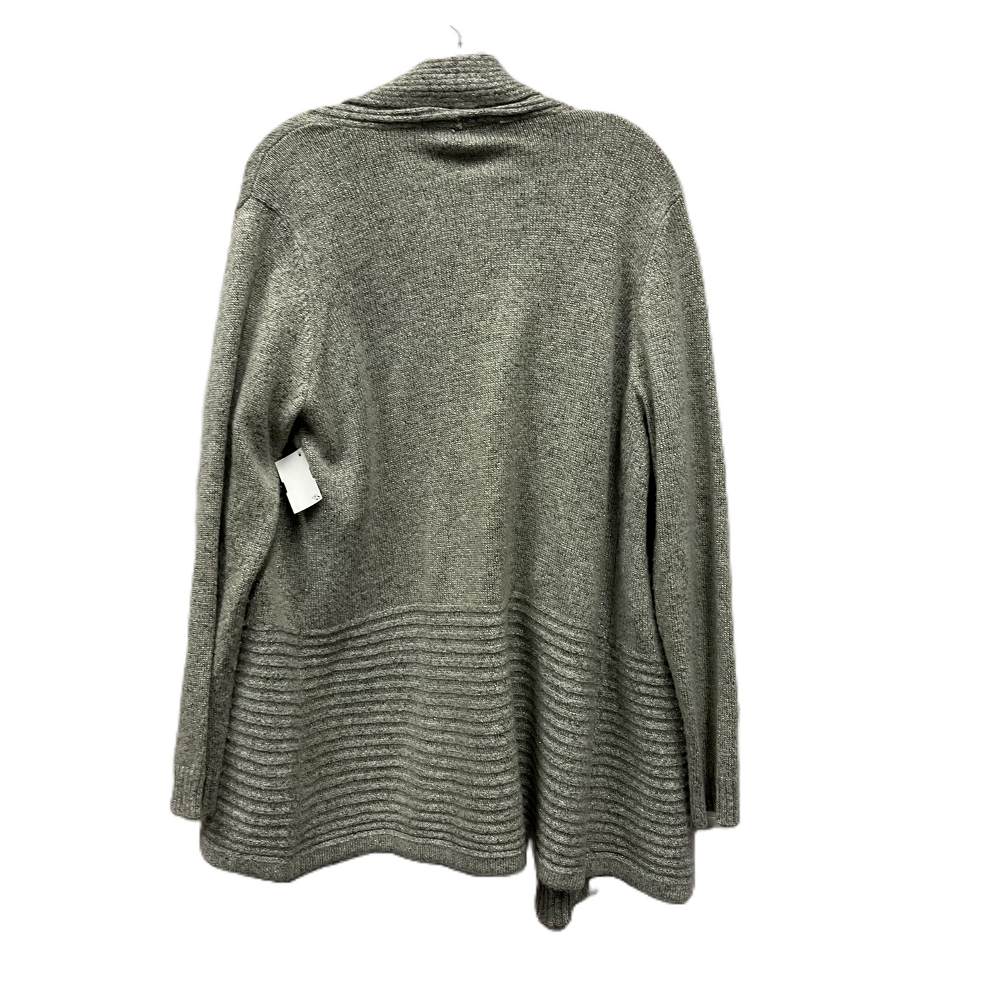 Sweater Cardigan By Apt 9 In Grey, Size: Xl