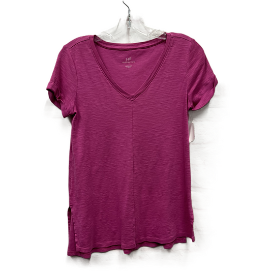 Top Short Sleeve Basic By J. Jill In Pink, Size: Xs