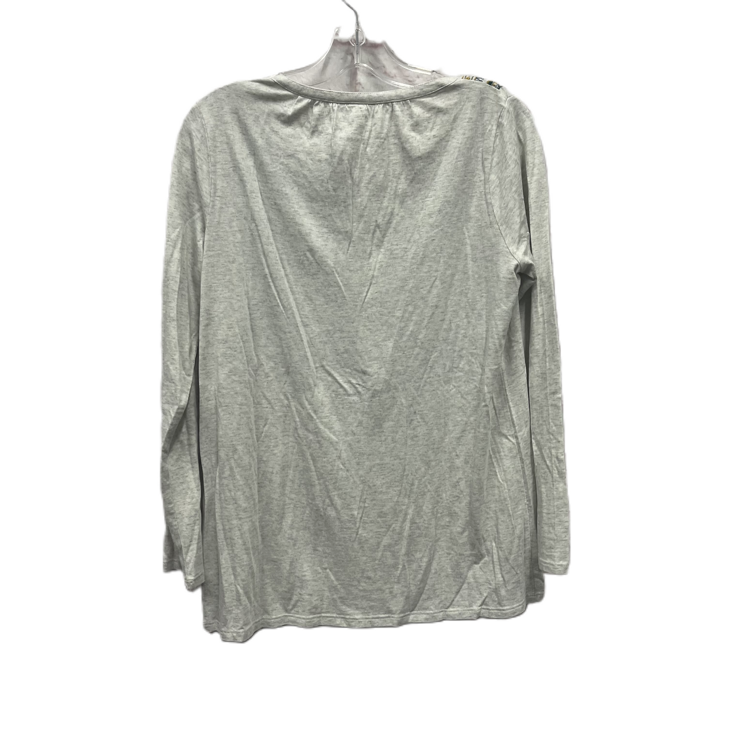 Top Long Sleeve By J. Jill In Grey, Size: Xs