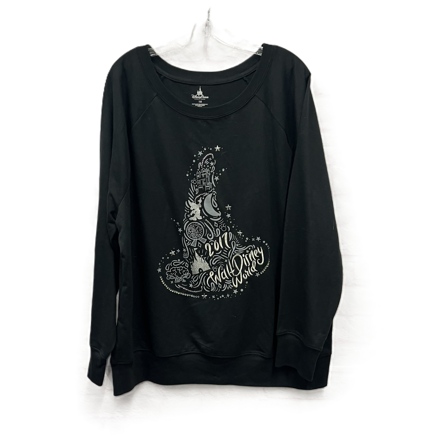 Top Long Sleeve By Disney Store In Black, Size: 1x