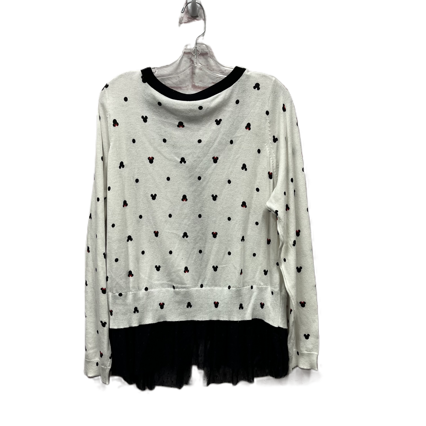 Sweater Cardigan By Disney Store In White, Size: 2x