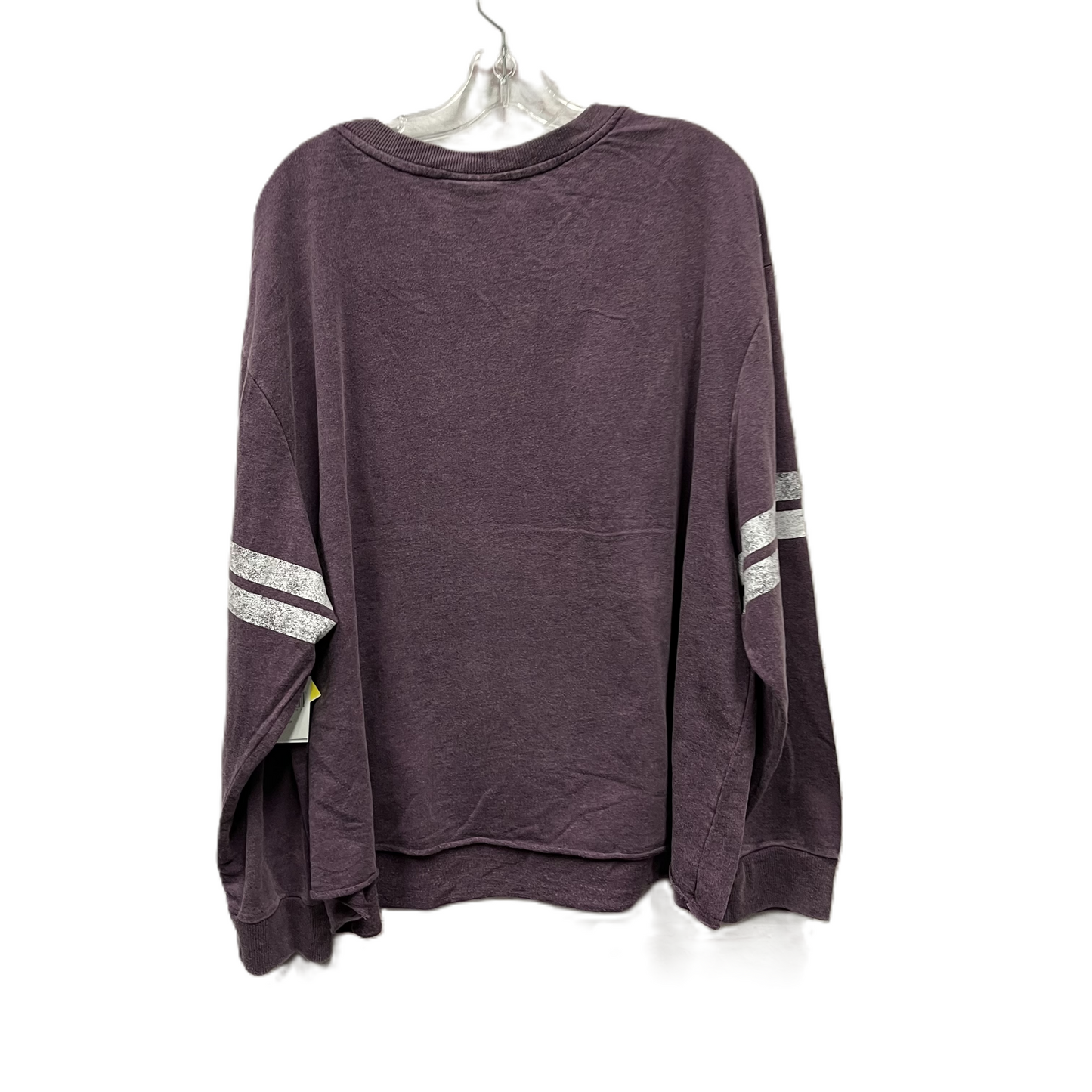 Athletic Top Long Sleeve Crewneck By Disney Store In Purple, Size: 2x