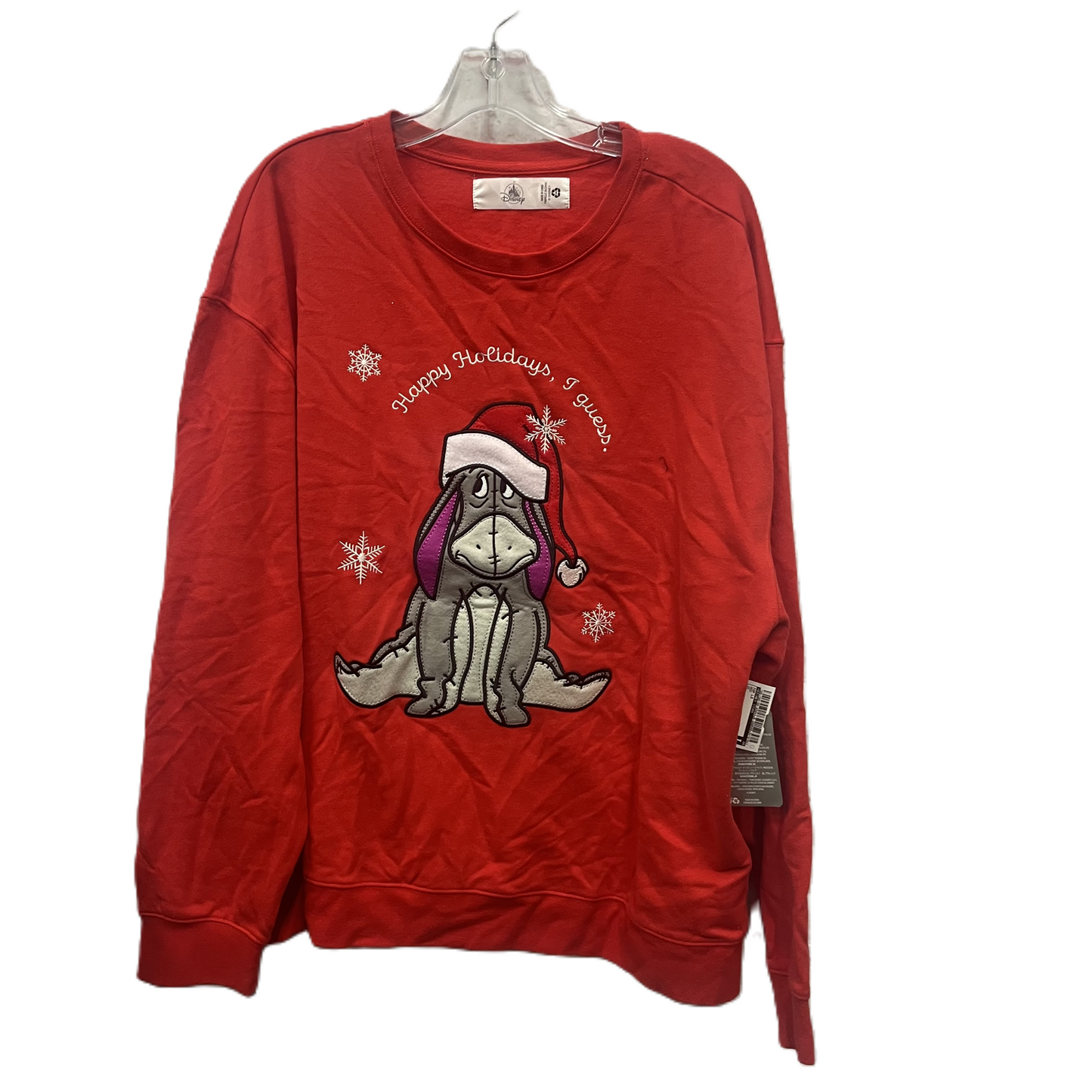 Top Long Sleeve By Disney Store In Red, Size: 3x