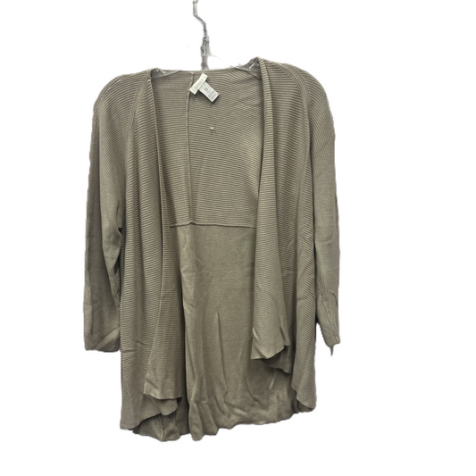 Sweater Cardigan By Chicos In Tan, Size: S