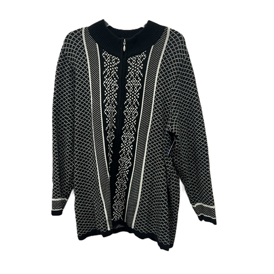 Sweater Cardigan By Cj Banks In Black, Size: 2x