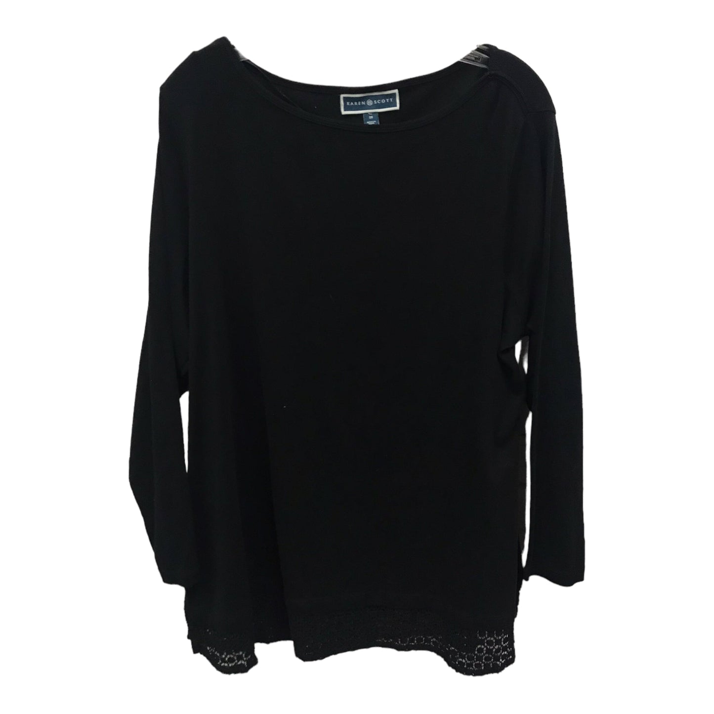 Top Long Sleeve By Karen Scott  Size: 2x