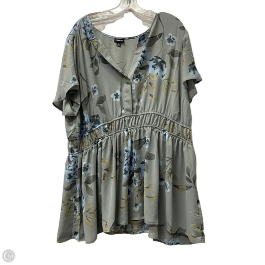 Top Short Sleeve By Torrid In Grey, Size: 3x