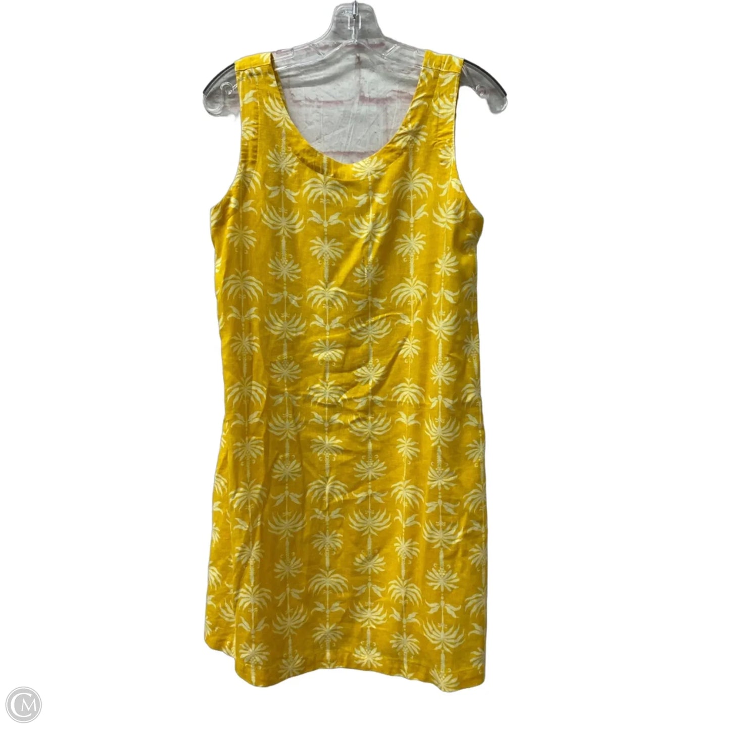 Dress Casual Short By Nicole Miller In Yellow, Size: S