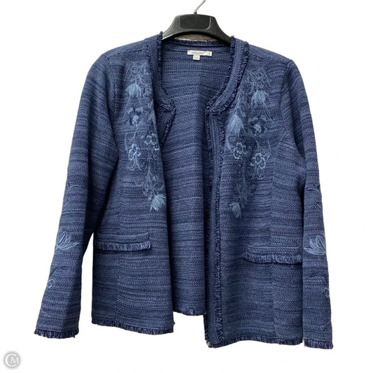 Blazer By Chicos In Blue, Size: Xl