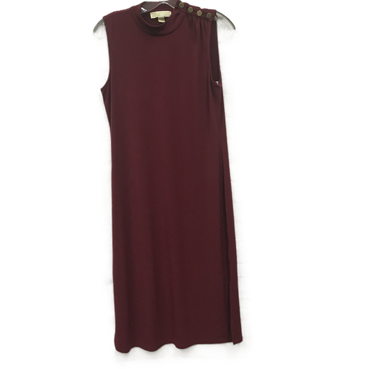 Red Dress Casual Midi By Michael By Michael Kors, Size: M