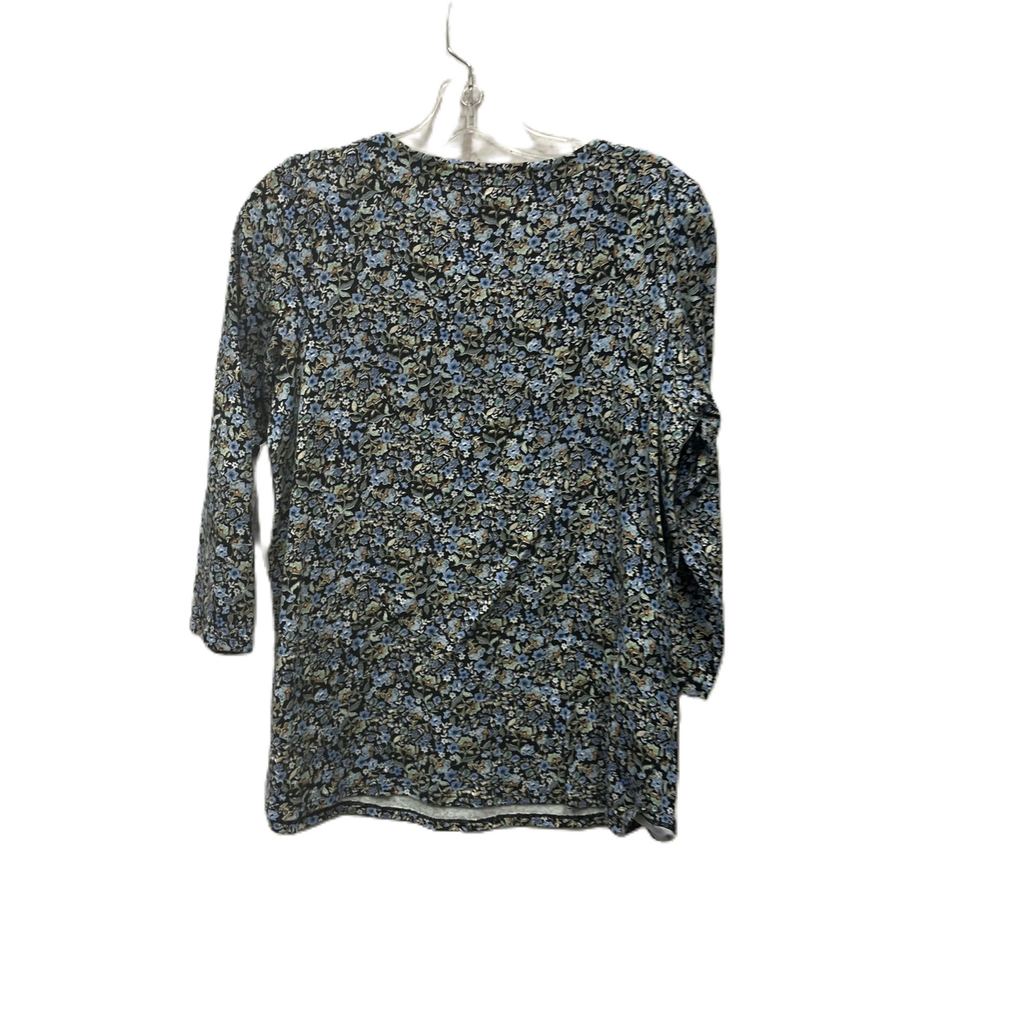 Top Long Sleeve Basic By J. Jill In Blue, Size: M