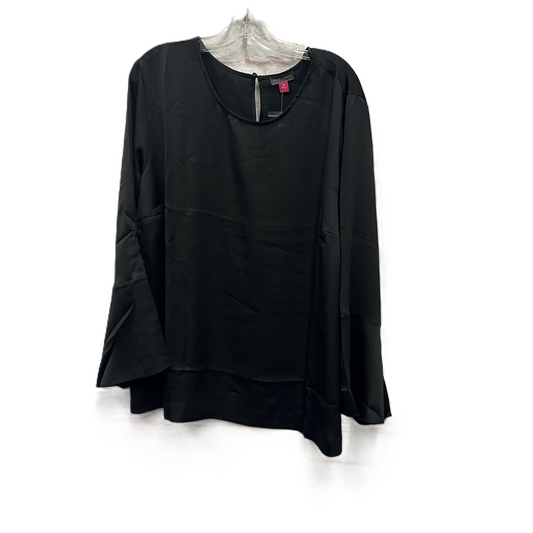 Top Long Sleeve By Vince Camuto In Black, Size: 2x