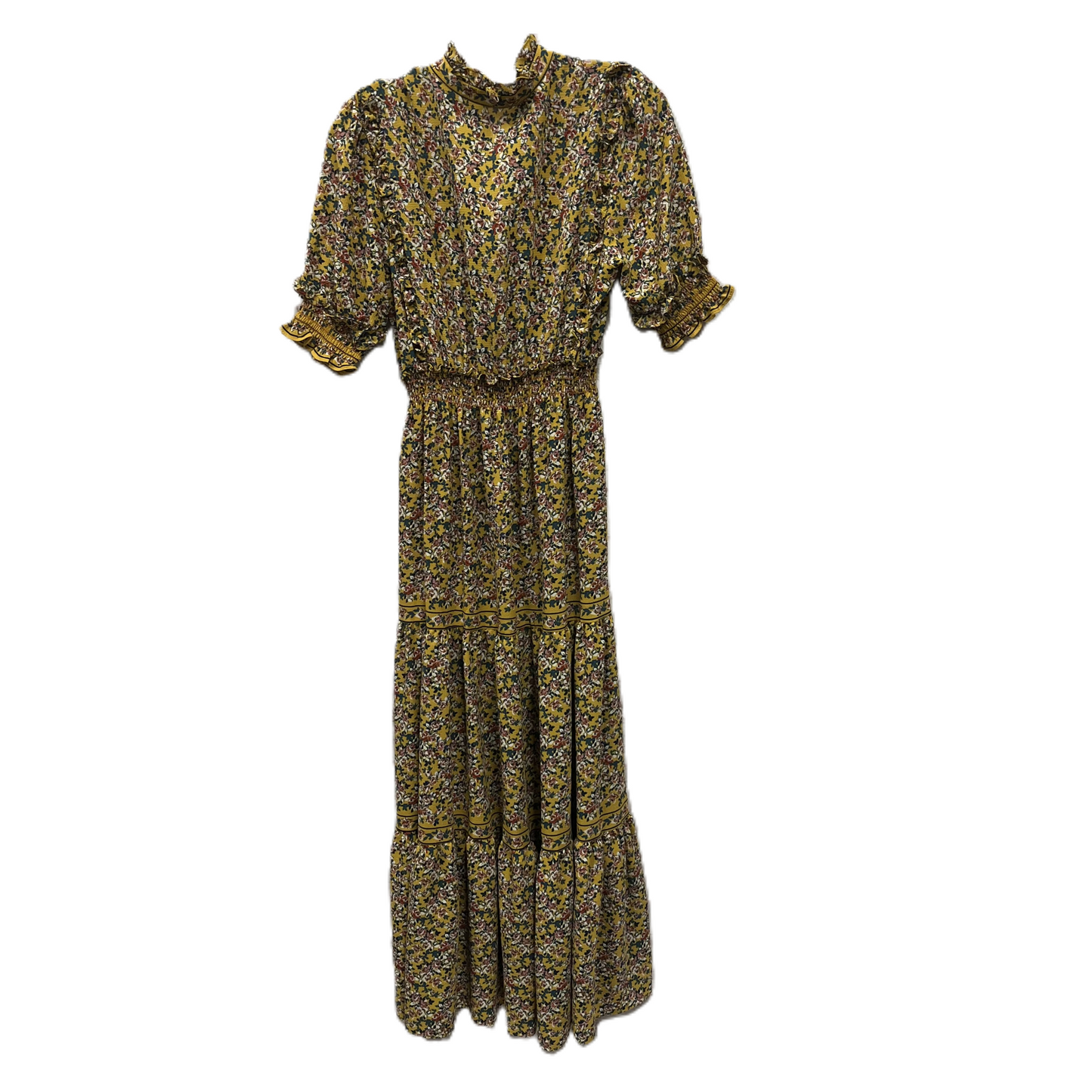 Dress Casual Maxi By Max Studio In Yellow, Size: L