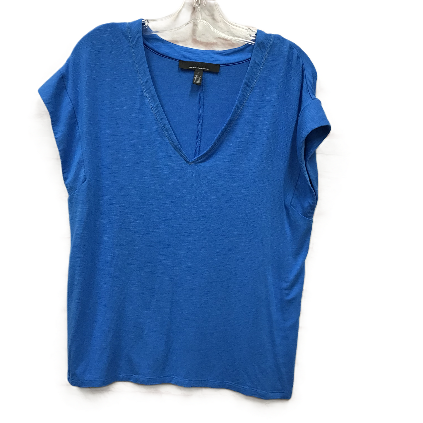 Blue Top Short Sleeve By White House Black Market, Size: M