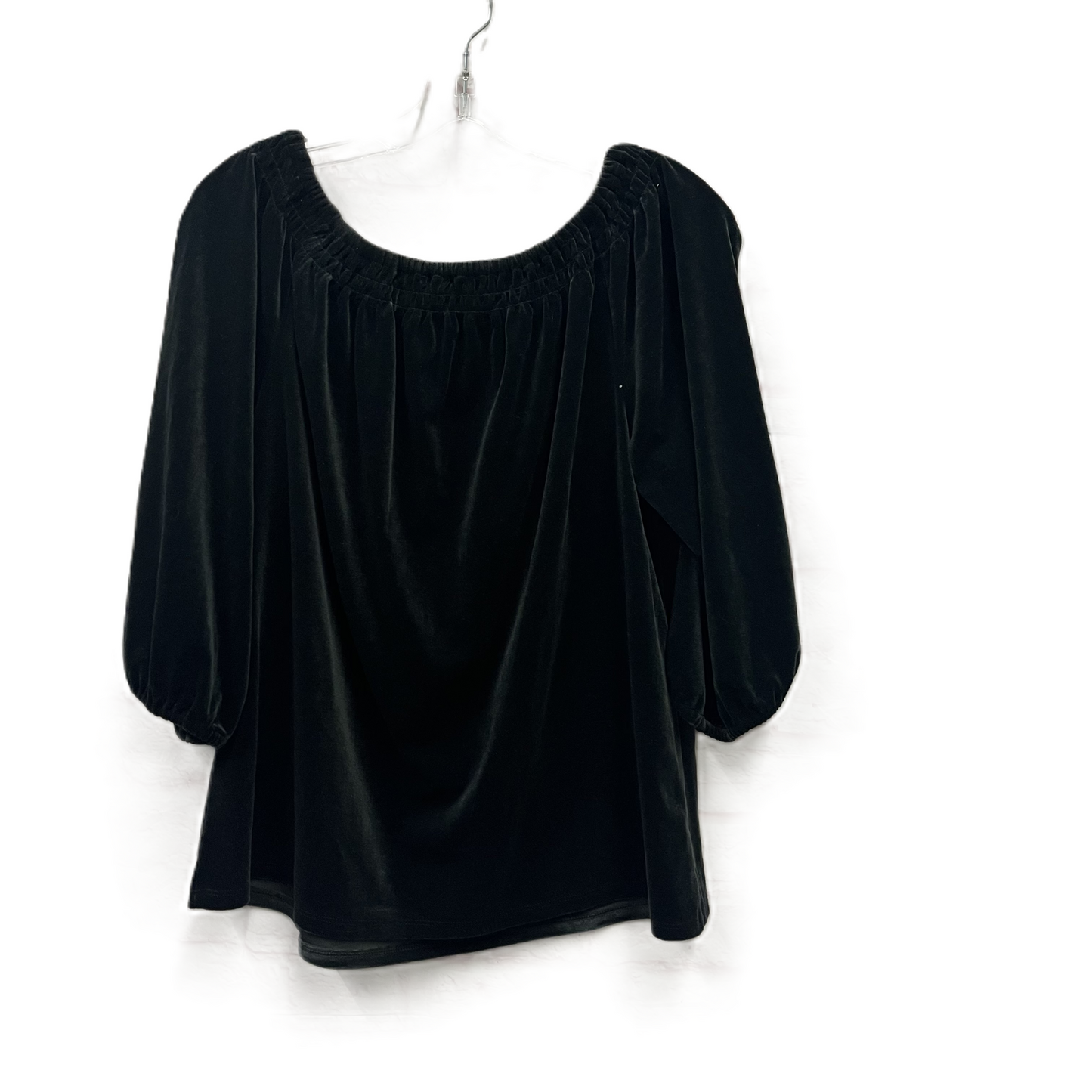 Top Long Sleeve By J. Jill In Black, Size: M