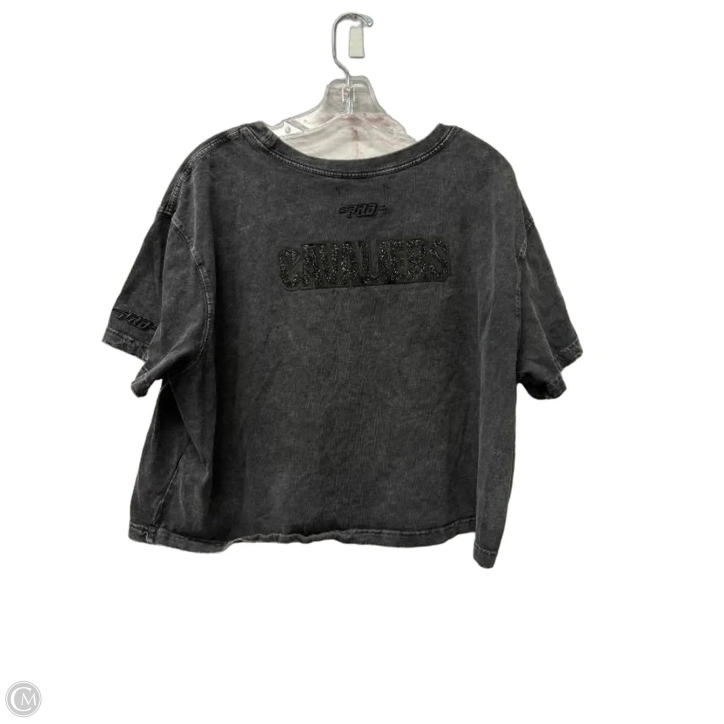 Top Short Sleeve By Cme In Grey, Size: Xl