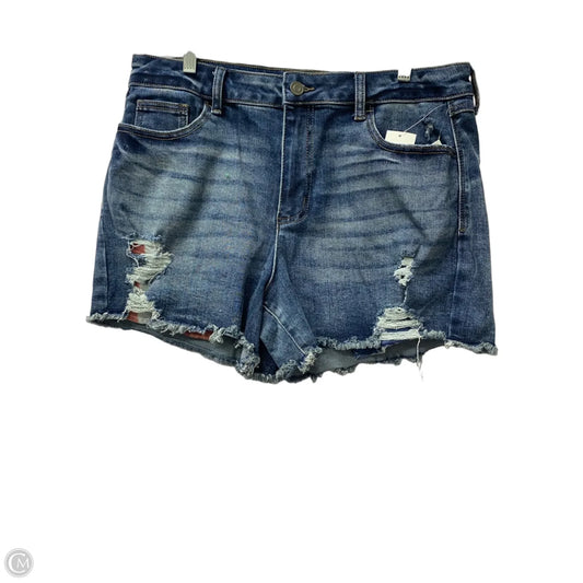 Shorts By Cato In Blue, Size: 16