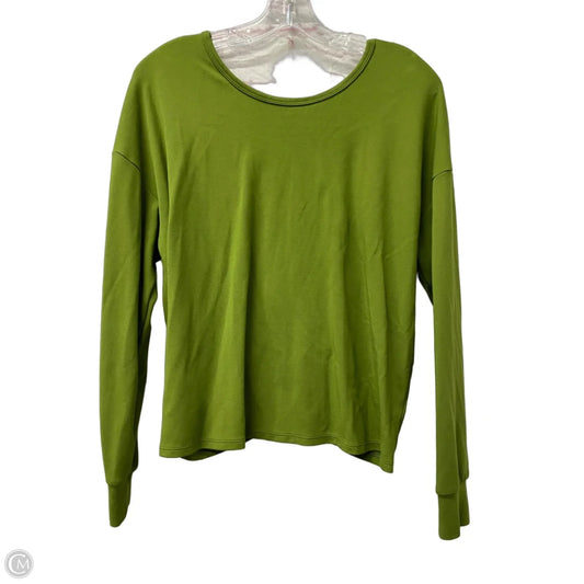 Top Long Sleeve By Cabi In Green, Size: M