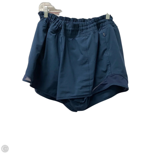 Athletic Shorts By Lululemon In Blue, Size: 14