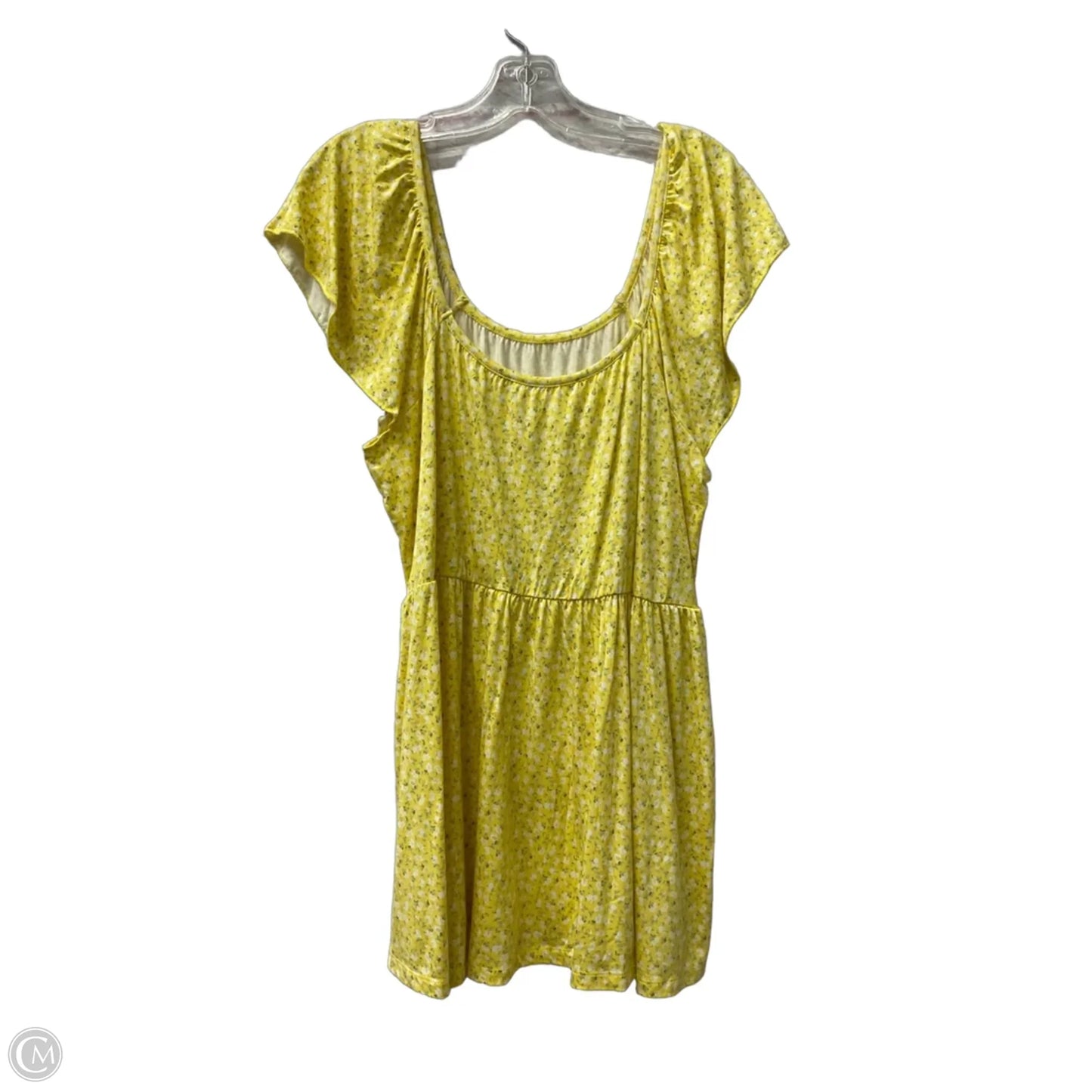 Top Short Sleeve By Torrid In Yellow, Size: 2x