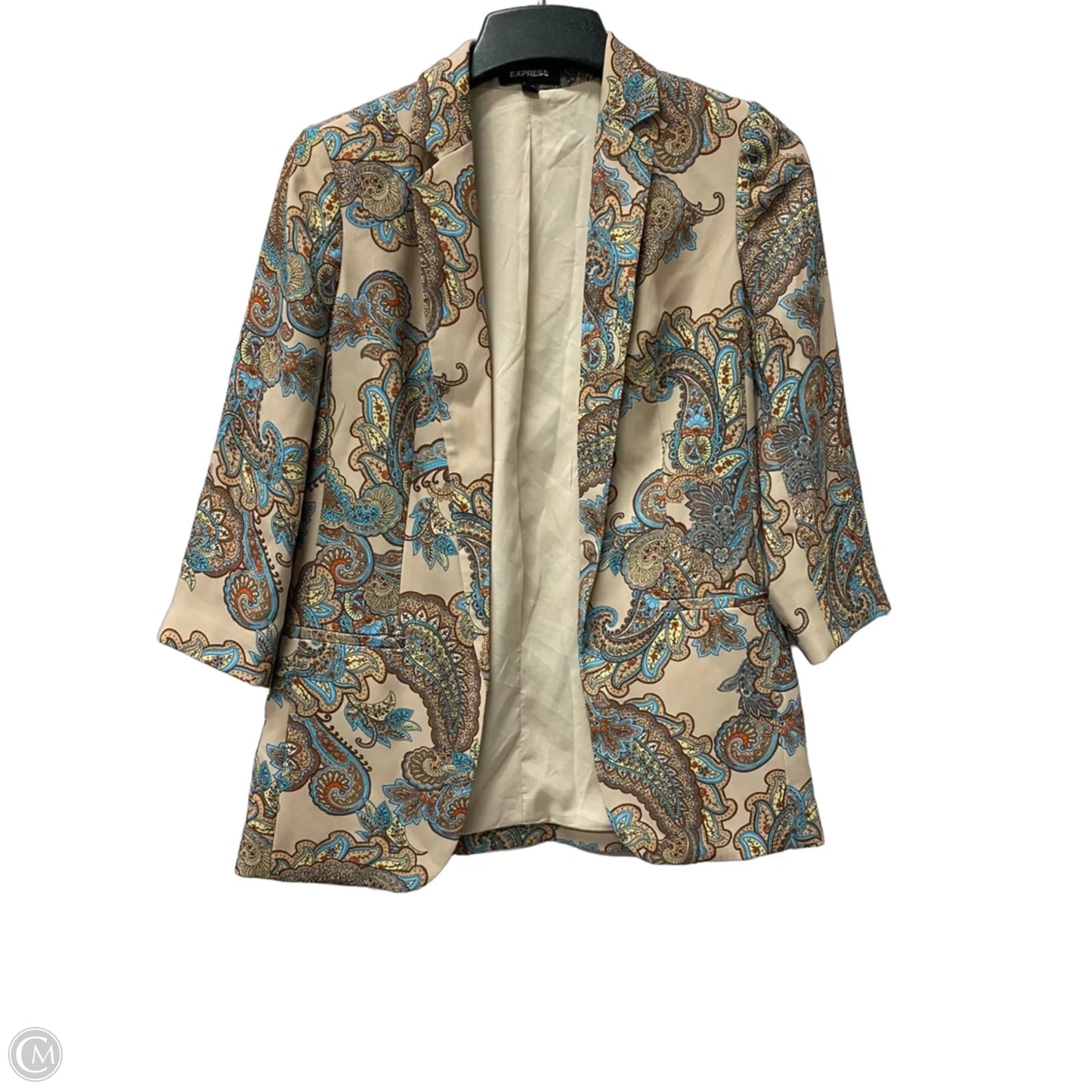 Blazer By Express In Brown, Size: Xs