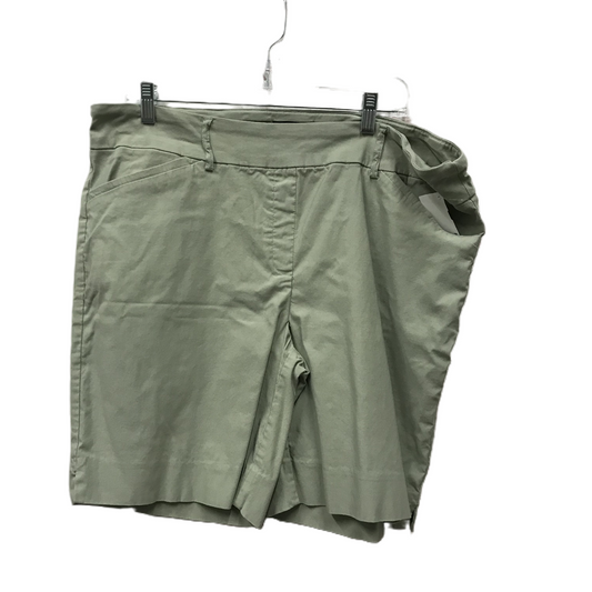 Green Shorts By Hilary Radley, Size: Xxl