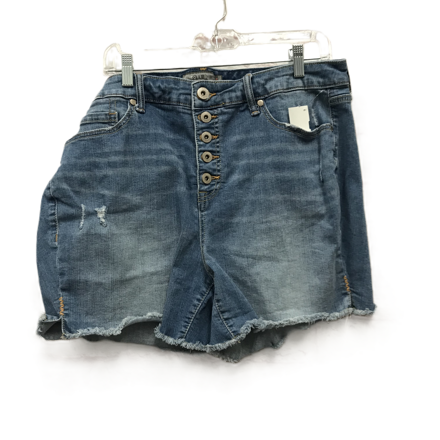 Blue Denim Shorts By Torrid, Size: 18