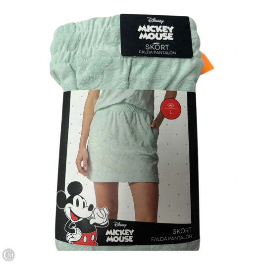 Skort By Disney In Green, Size: L