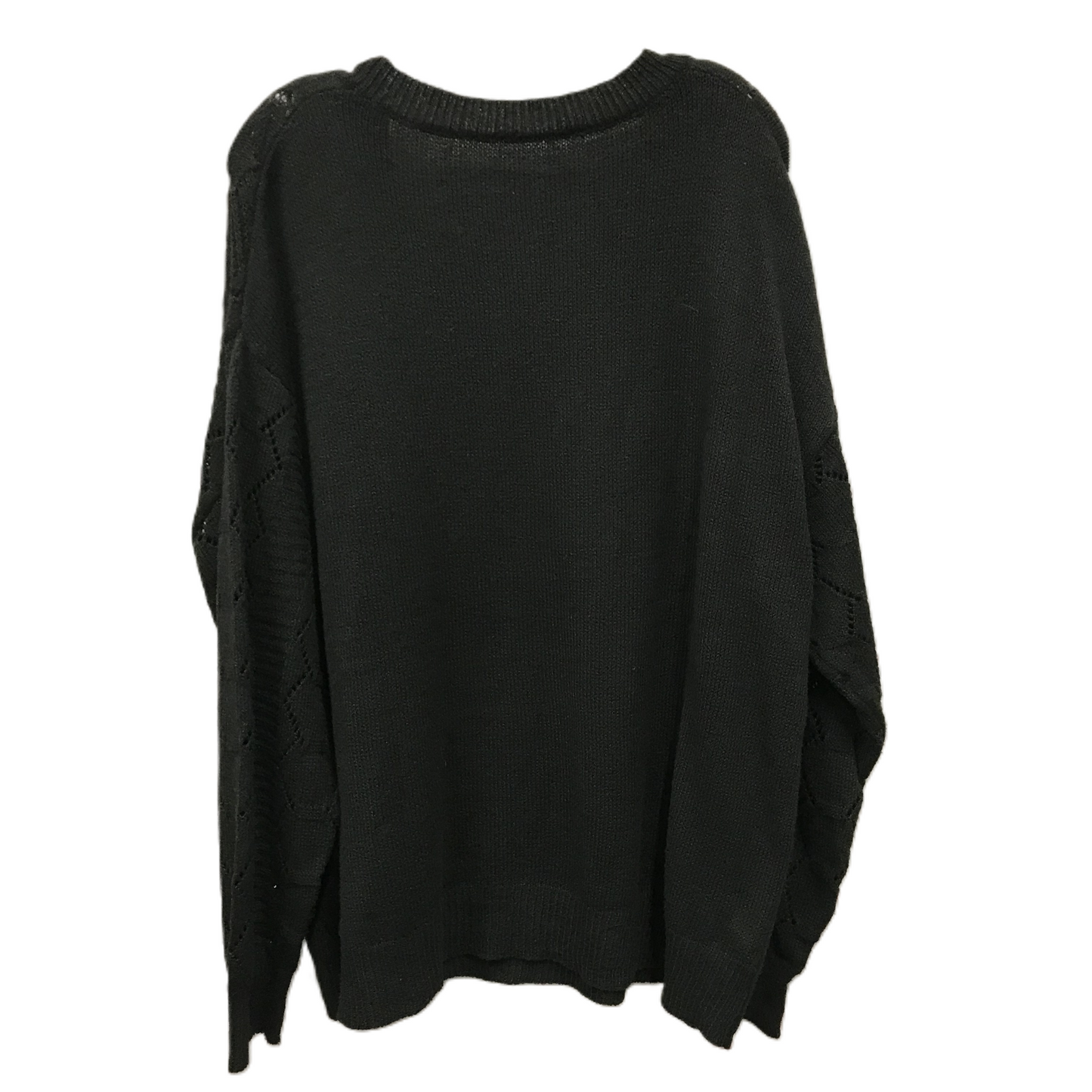 Sweater By Shein In Black, Size: 3x