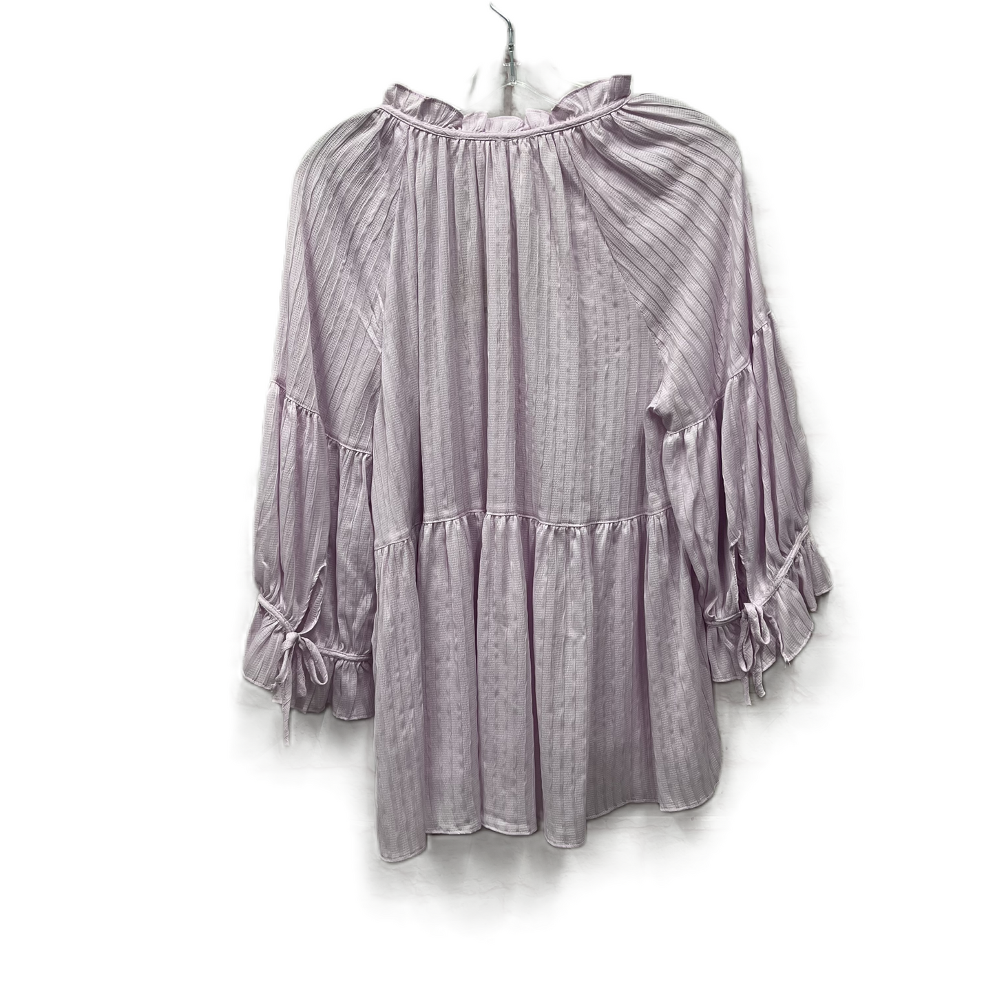 Top Long Sleeve By Blu Pepper In Purple, Size: L