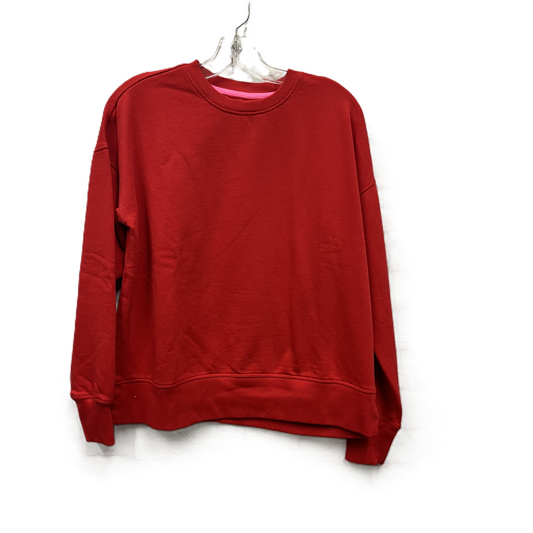 Athletic Sweatshirt Crewneck By Ideology In Red, Size: S