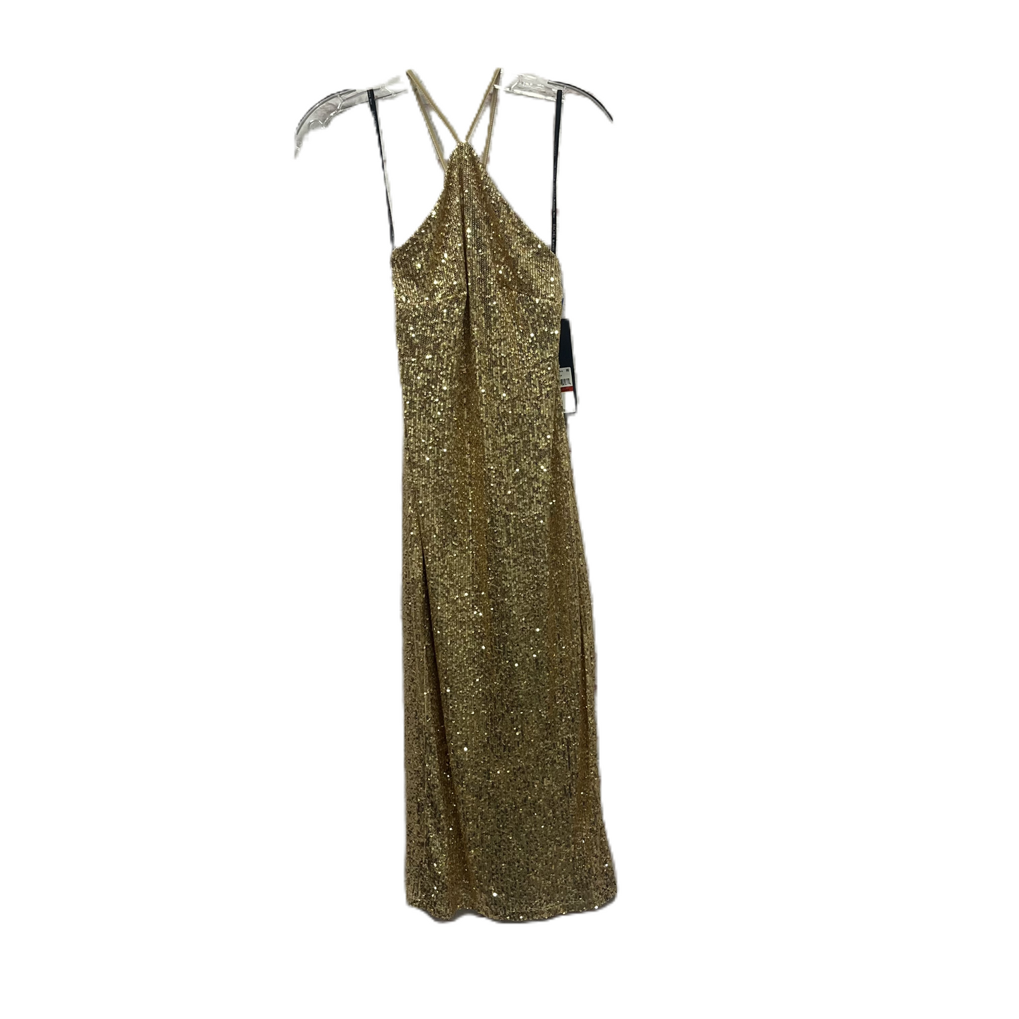 Dress Party Midi By Rachel Roy In Gold, Size: Xs