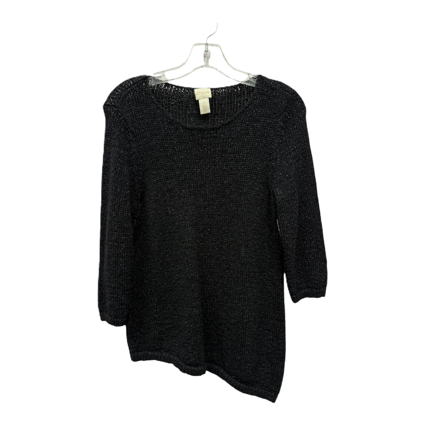 Sweater By Chicos In Black, Size: M