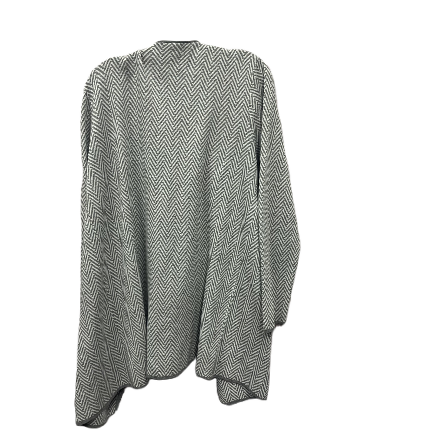 Sweater Cardigan By Vince Camuto In Grey, Size: Xl