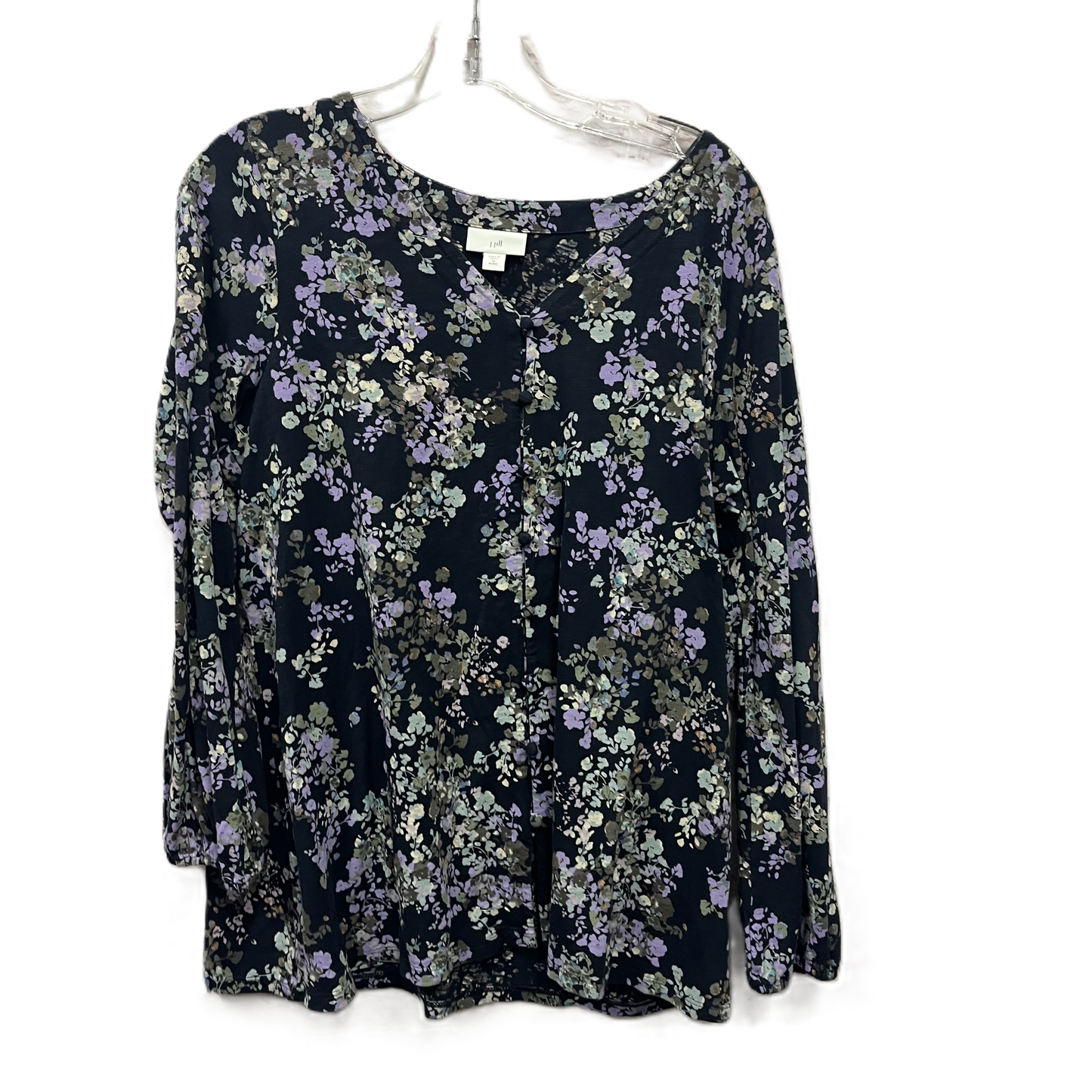 Top Long Sleeve By J. Jill In Purple, Size: M