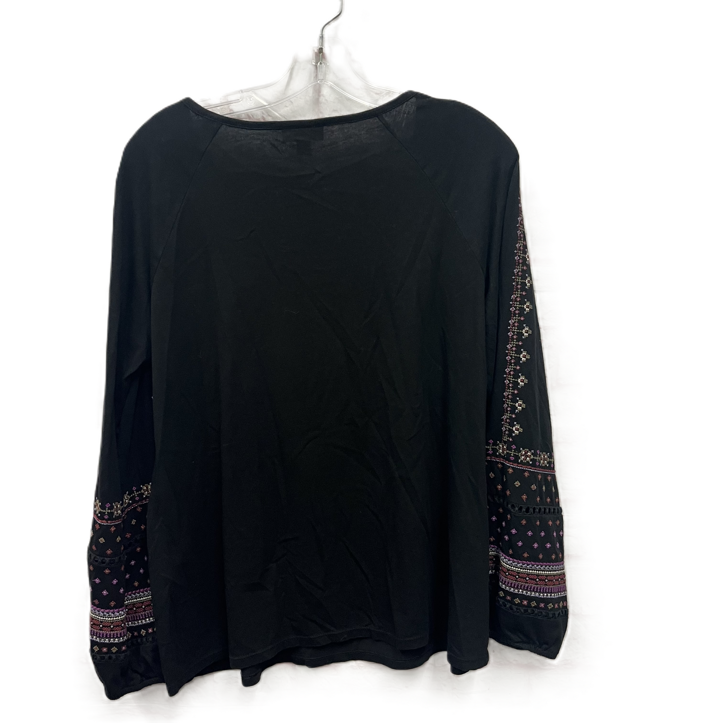 Top Long Sleeve By J. Jill In Black, Size: M