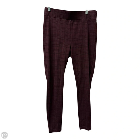 Pants Dress By Loft In Maroon, Size: 10