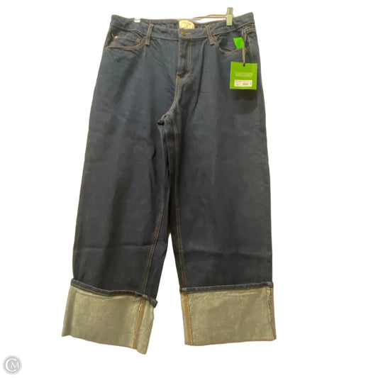 Jeans Cropped By Target-designer In Blue Denim, Size: 12