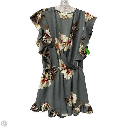 Romper By Umgee In Grey, Size: S