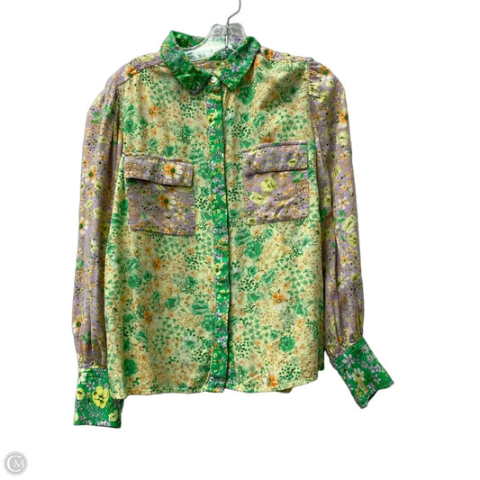 Top Long Sleeve By Loft In Multi-colored, Size: Mp