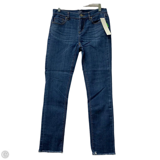 Jeans Skinny By Loft In Blue Denim, Size: 2p