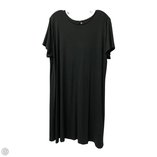 Dress Casual Midi By J. Jill In Black, Size: Xl
