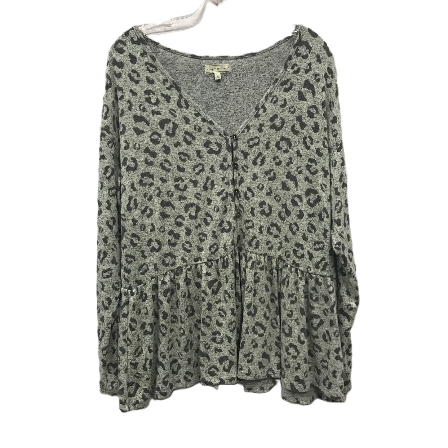 Top Long Sleeve By Simply Southern  Size: L