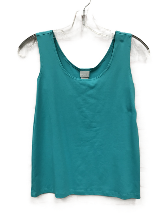 Green Top Sleeveless By Chicos, Size: S