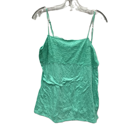 Green Top Sleeveless By Maurices, Size: Xl