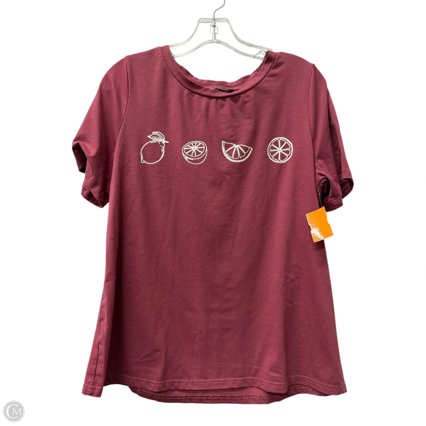 Top Short Sleeve By Bloomchic In Pink, Size: M