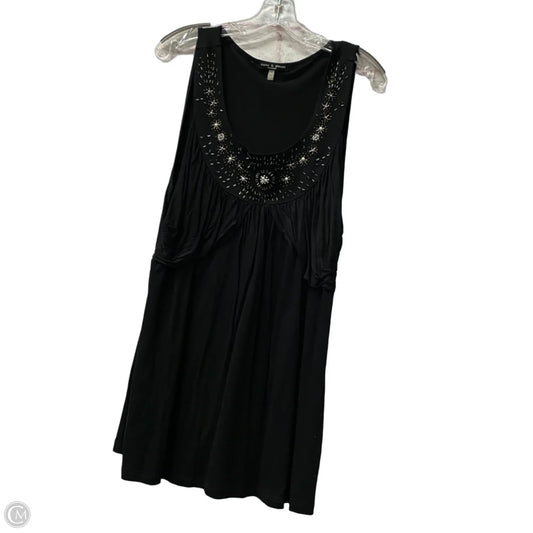 Top Sleeveless By Cable And Gauge In Black, Size: 1x