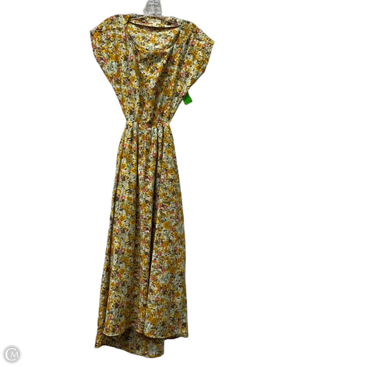 Dress Casual Midi By Entro In Yellow, Size: S